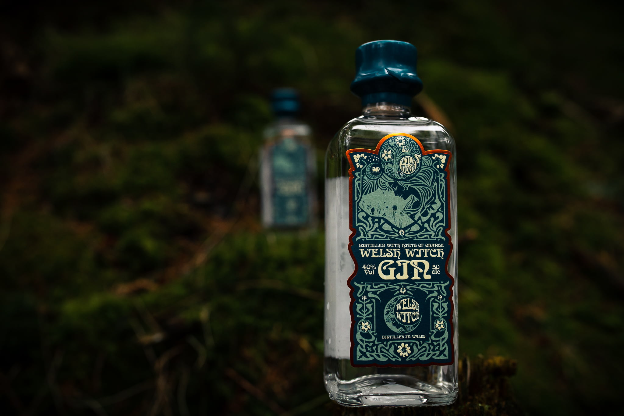 Welsh Witch Gin (40) A premium Welsh dry gin with its influences