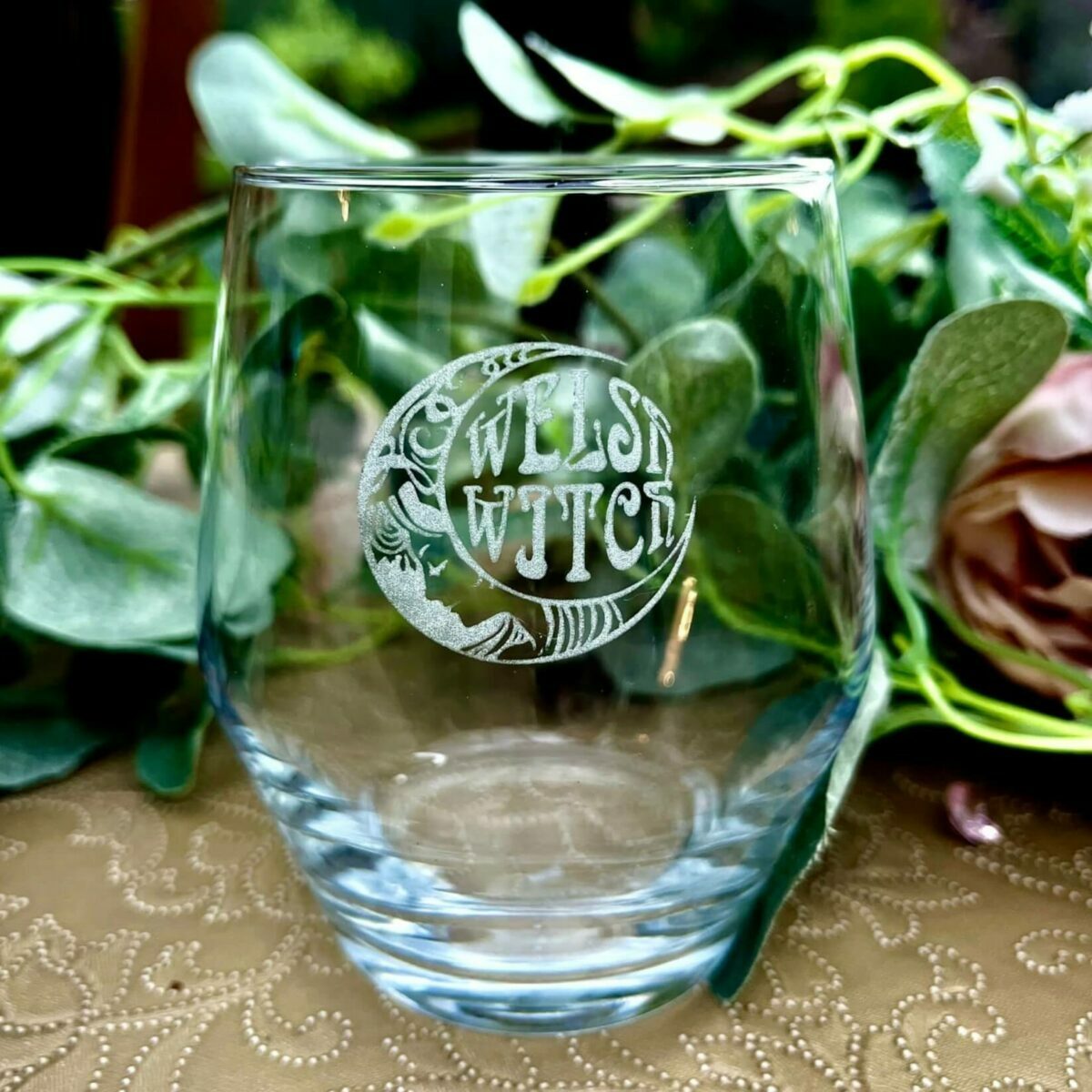 Welsh Witch Spirit Glass WILD MOON